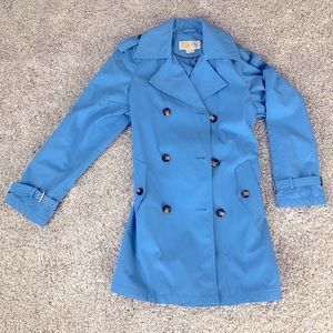 Michael Kors Light Blue Trench Coat